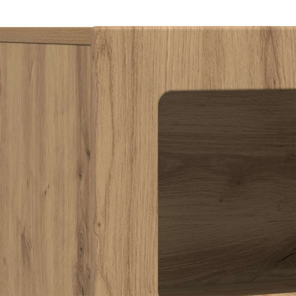 Sideboard ELST Artisan Egetræ 80,5 x 35 x 59 cm Konstrueret træ
