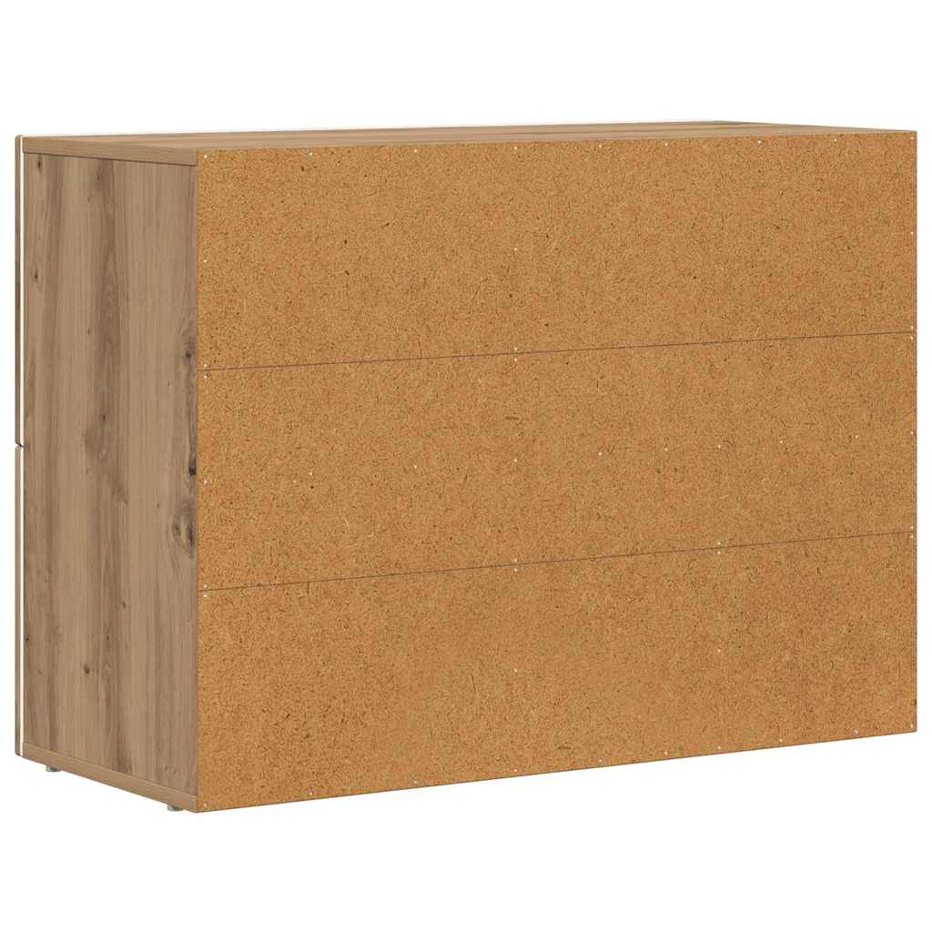 Sideboard ELST Artisan Egetræ 80,5 x 35 x 59 cm Konstrueret træ