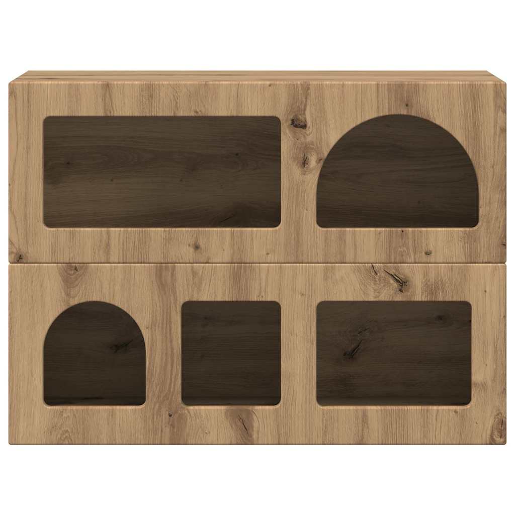 Sideboard ELST Artisan Egetræ 80,5 x 35 x 59 cm Konstrueret træ