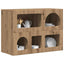 Sideboard ELST Artisan Egetræ 80,5 x 35 x 59 cm Konstrueret træ