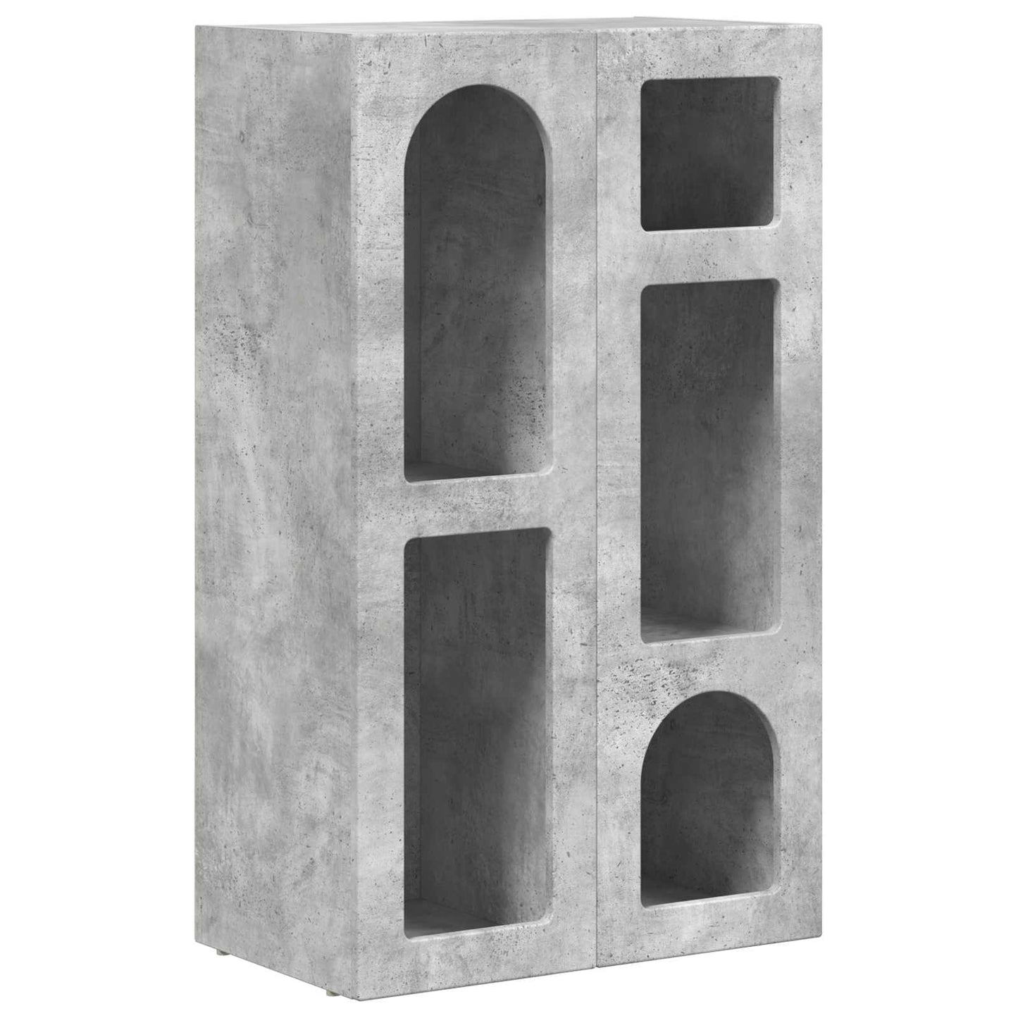 Sideboard ELST Beton Grå 59 x 35 x 100,5 cm Konstrueret træ