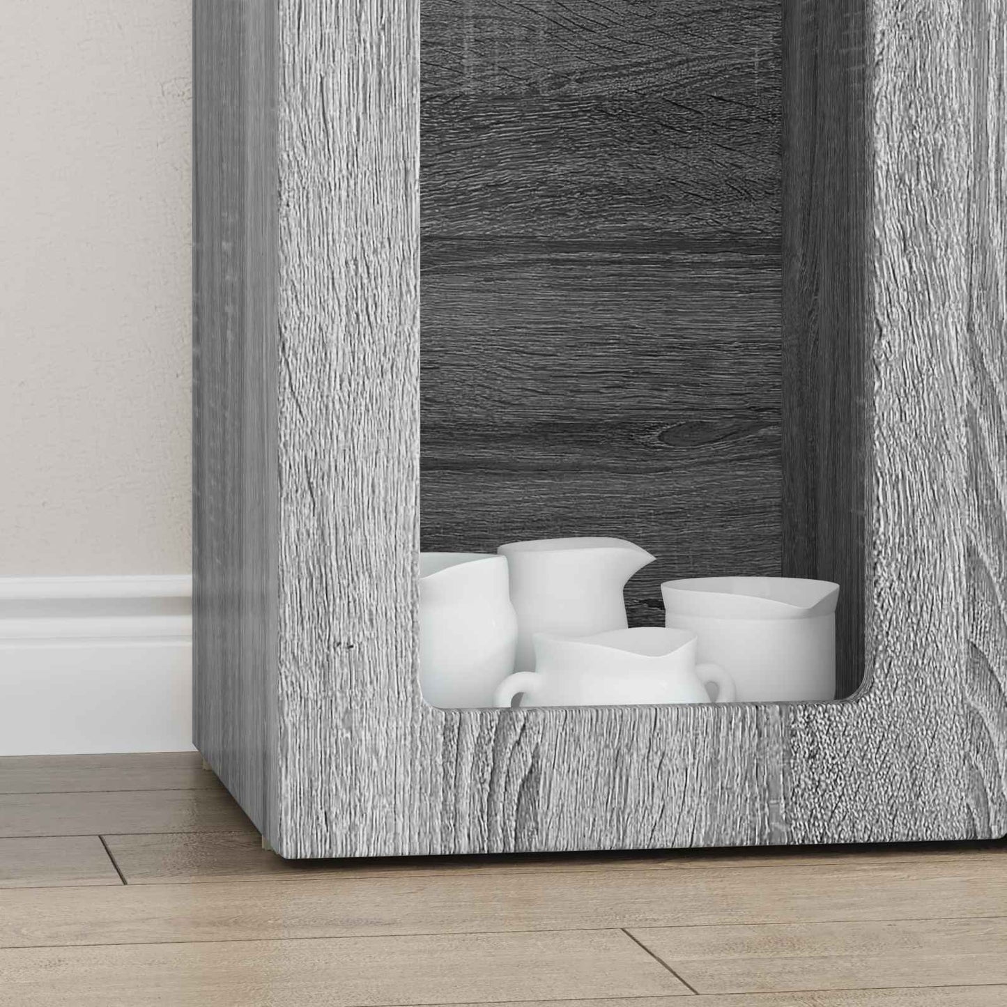 Sideboard ELST Grå Sonoma 59 x 35 x 100,5 cm Konstrueret træ