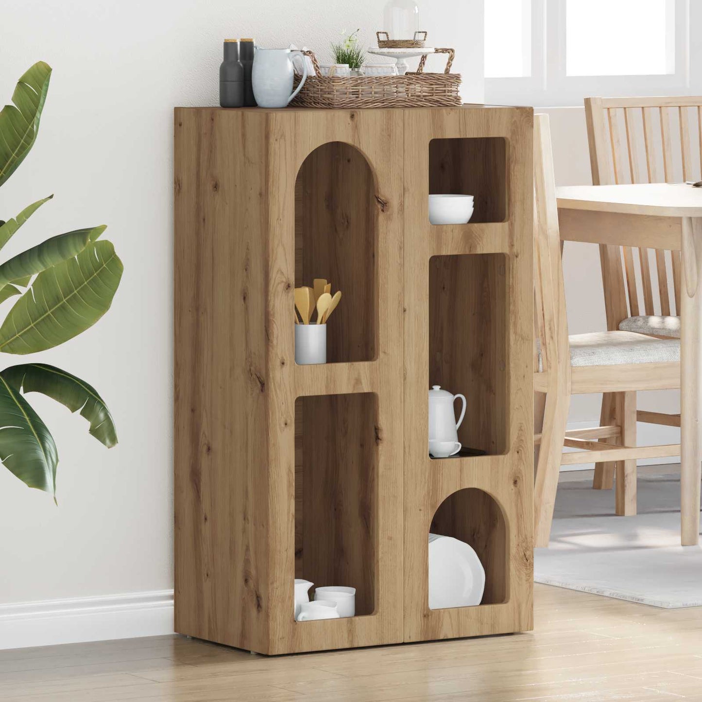 Sideboard ELST Artisan Egetræ 59 x 35 x 100,5 cm