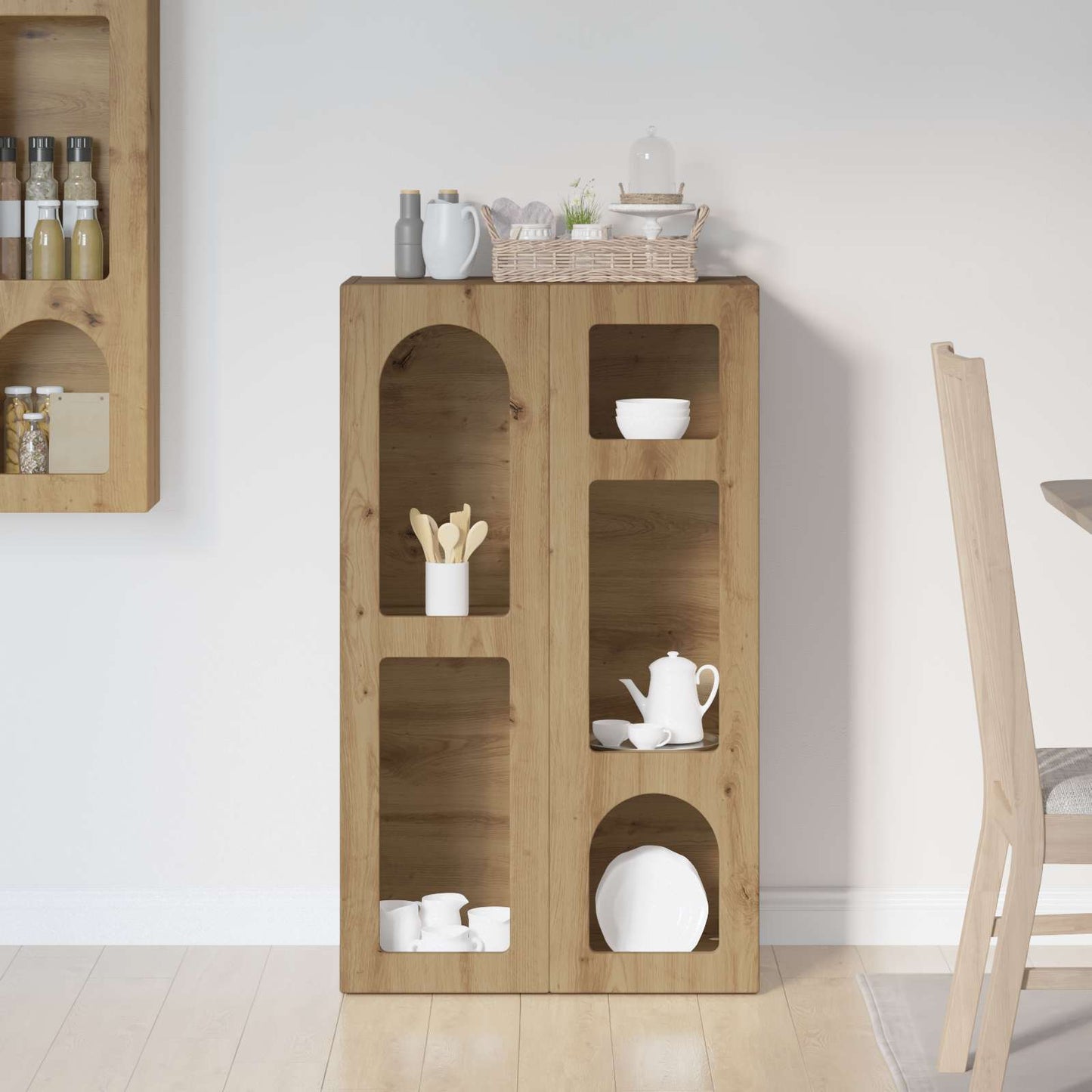 Sideboard ELST Artisan Egetræ 59 x 35 x 100,5 cm