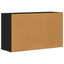 Sideboard ELST Sort 100 x 35 x 59 cm Konstrueret træ