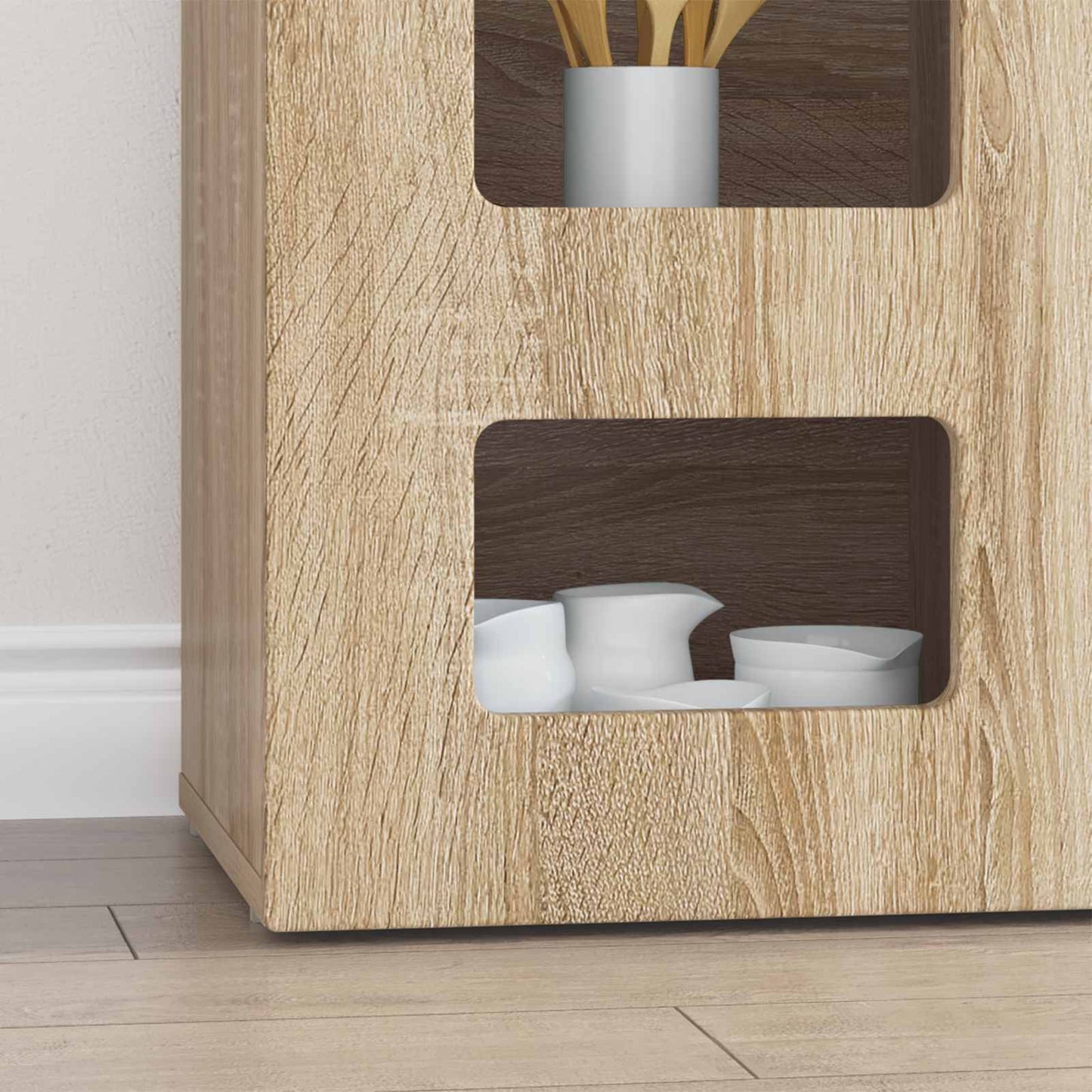 Sideboard ELST Sonoma eg 100 x 35 x 59 cm Konstrueret træ