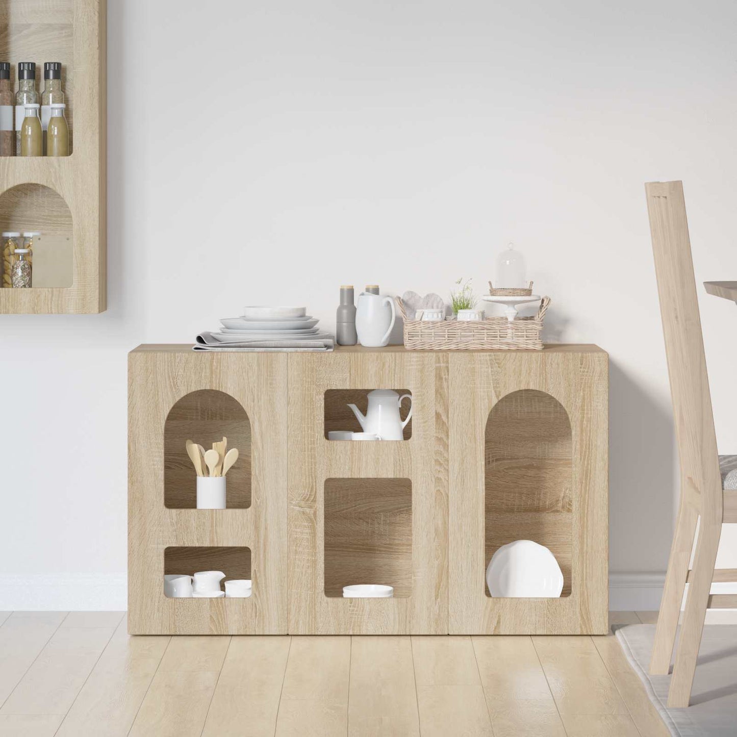 Sideboard ELST Sonoma eg 100 x 35 x 59 cm Konstrueret træ