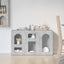 Sideboard ELST Beton Grå 100 x 35 x 59 cm Konstrueret træ