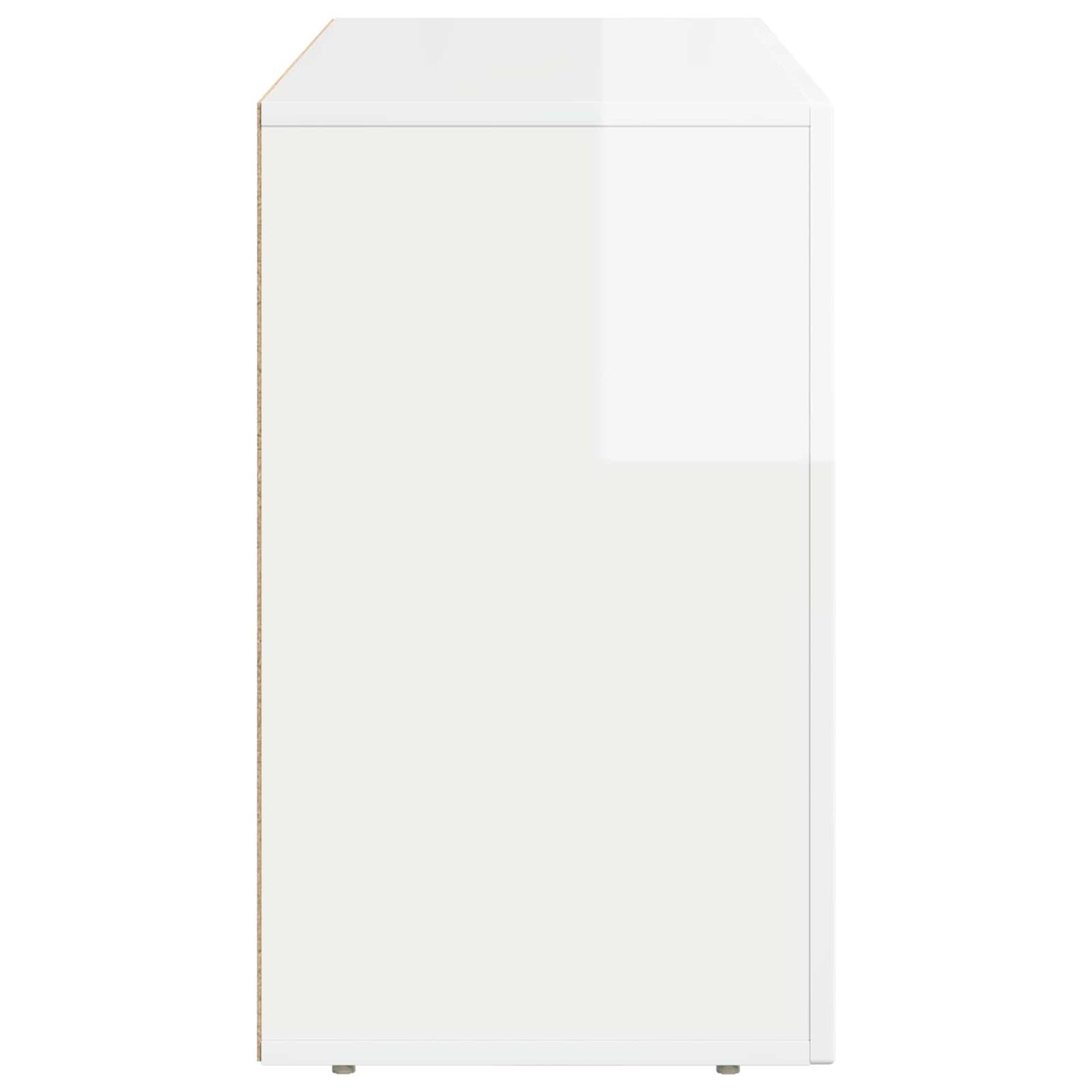 Sideboard ELST Høj gloss hvid 100 x 35 x 59 cm Konstrueret træ