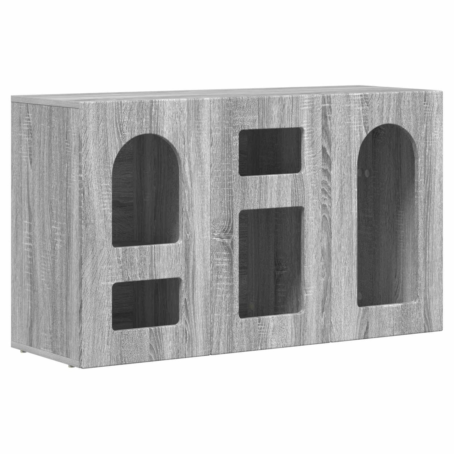 Sideboard ELST Grå Sonoma 100 x 35 x 59 cm Konstrueret træ