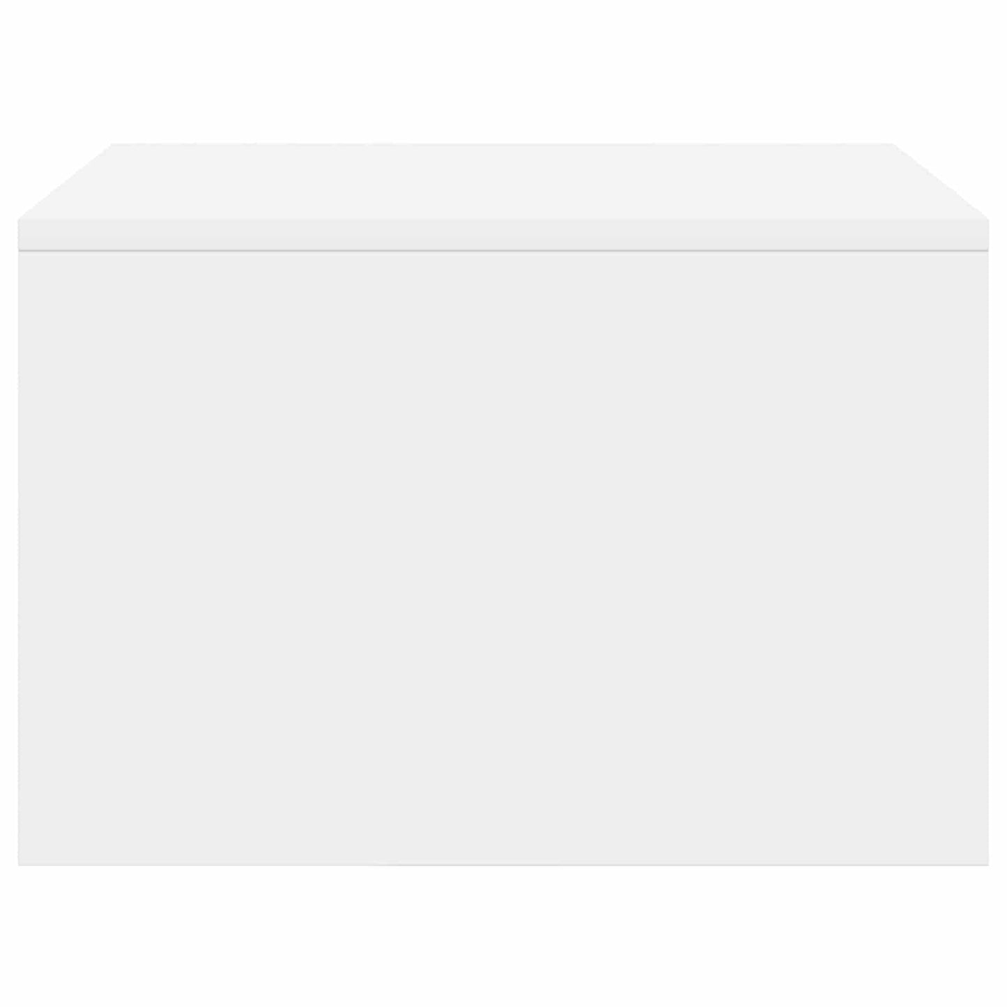 Væghængt skrivebord Hvid 60 x 45 x 30 cm Konstrueret træ