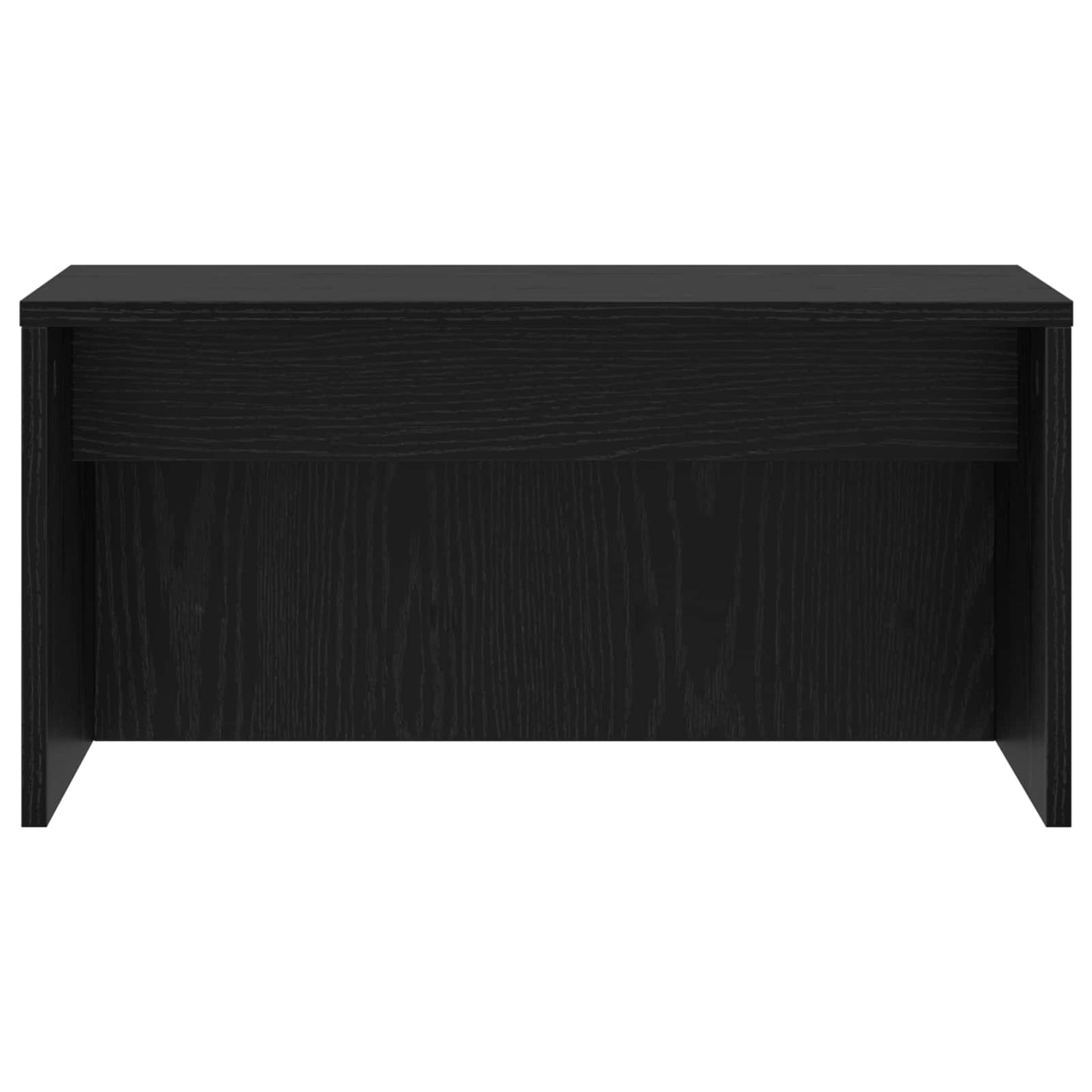Væghængt skrivebord Sort eg 60 x 45 x 30 cm Konstrueret træ