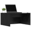 Væghængt skrivebord Sort eg 60 x 45 x 30 cm Konstrueret træ