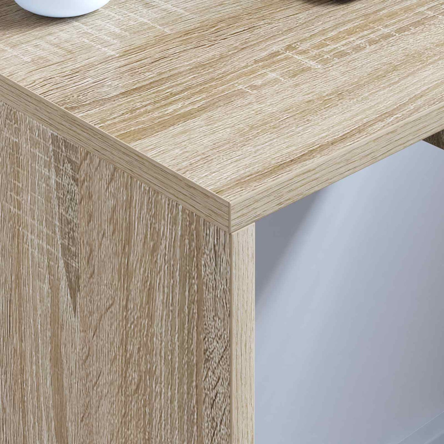 Væghængt skrivebord Sonoma eg 60 x 45 x 30 cm Konstrueret træ