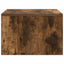 Væghængt skrivebord Røget eg 60 x 45 x 30 cm Konstrueret træ