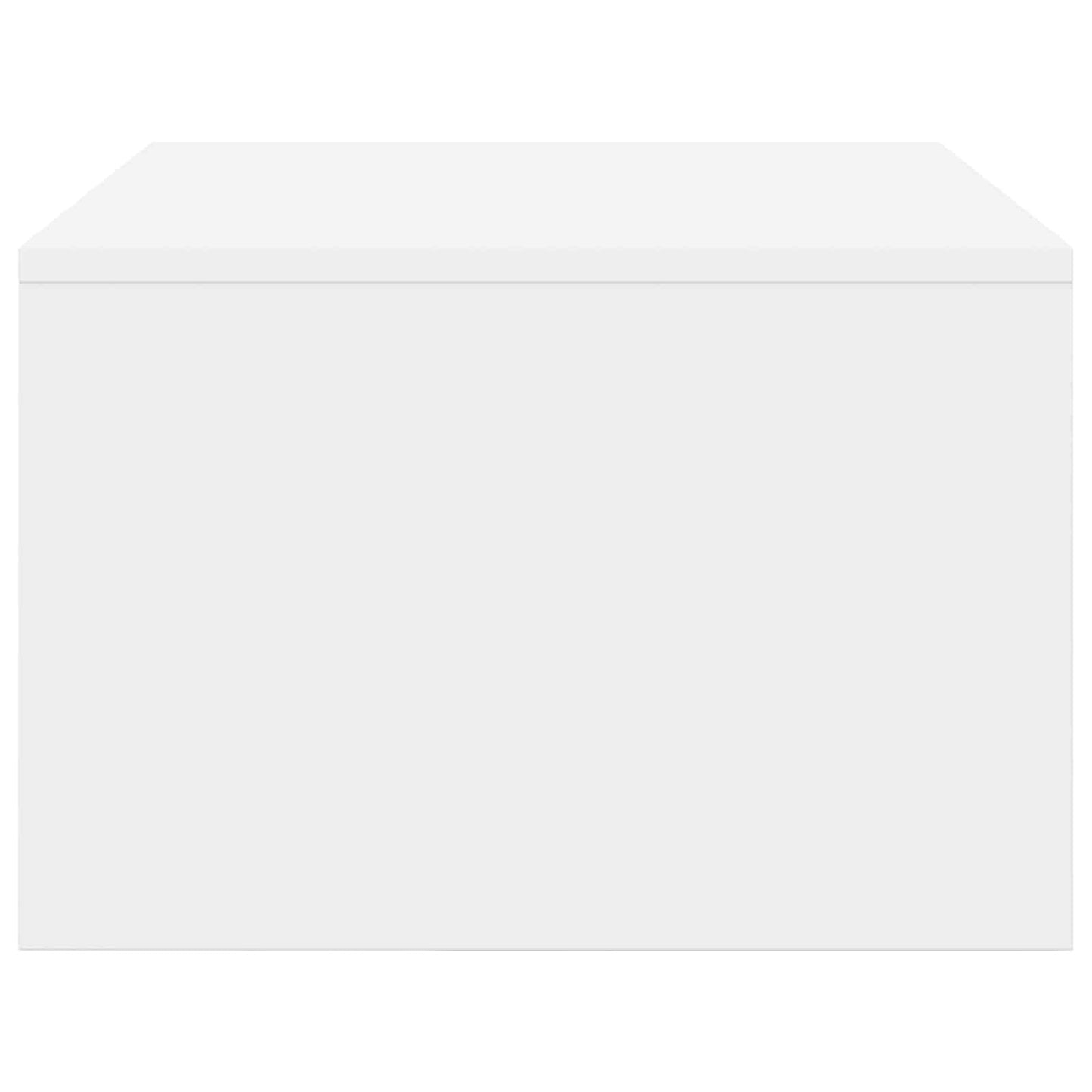 Væghængt skrivebord Hvid 80 x 45 x 30 cm Konstrueret træ