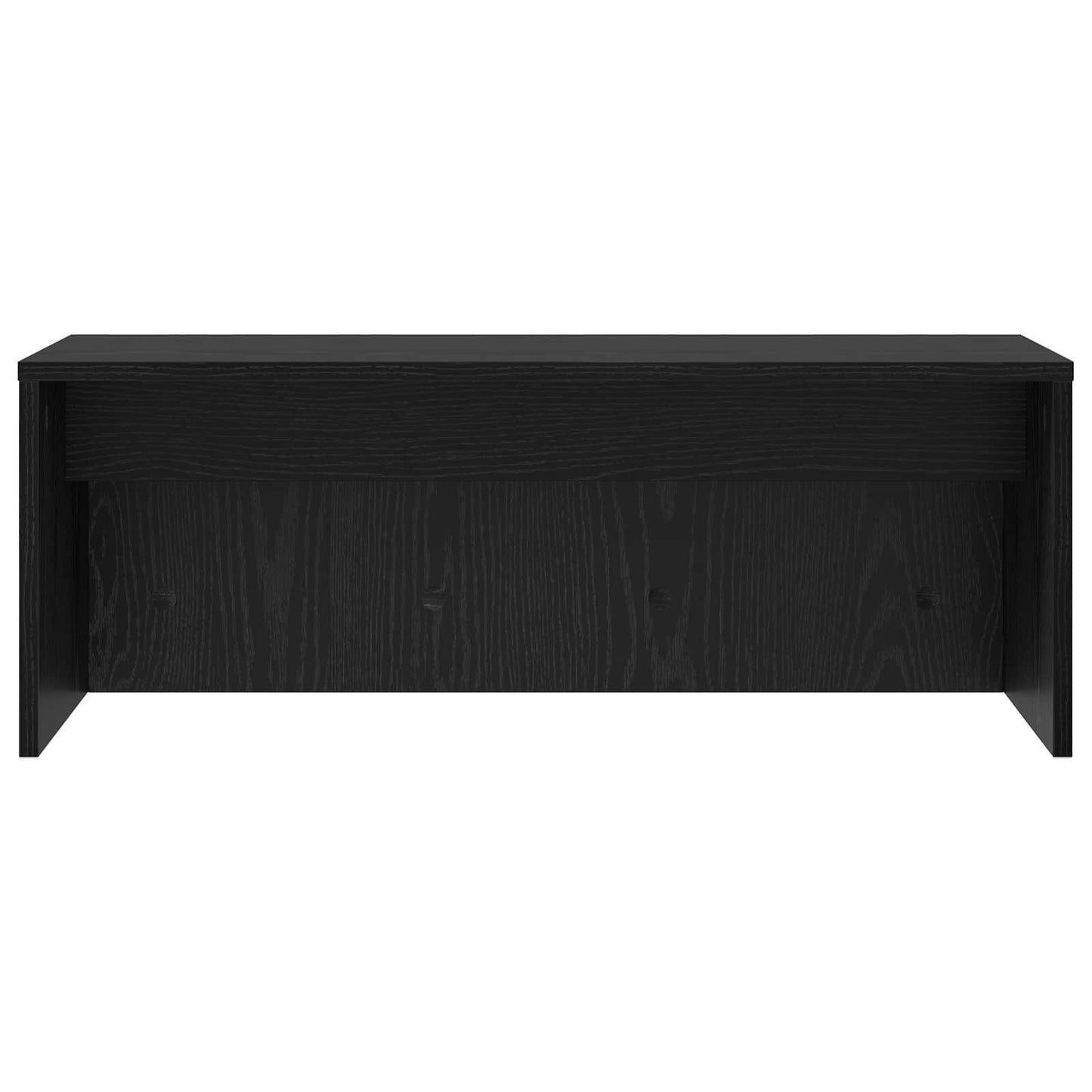Væghængt skrivebord Sort eg 80 x 45 x 30 cm Konstrueret træ