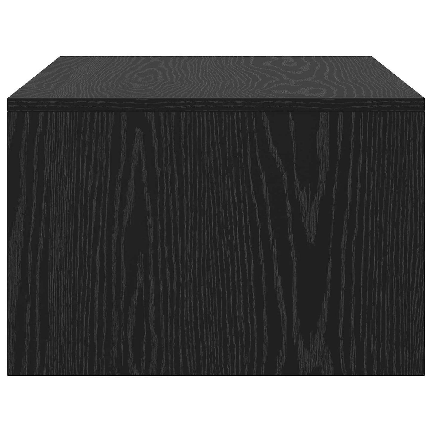 Væghængt skrivebord Sort eg 80 x 45 x 30 cm Konstrueret træ