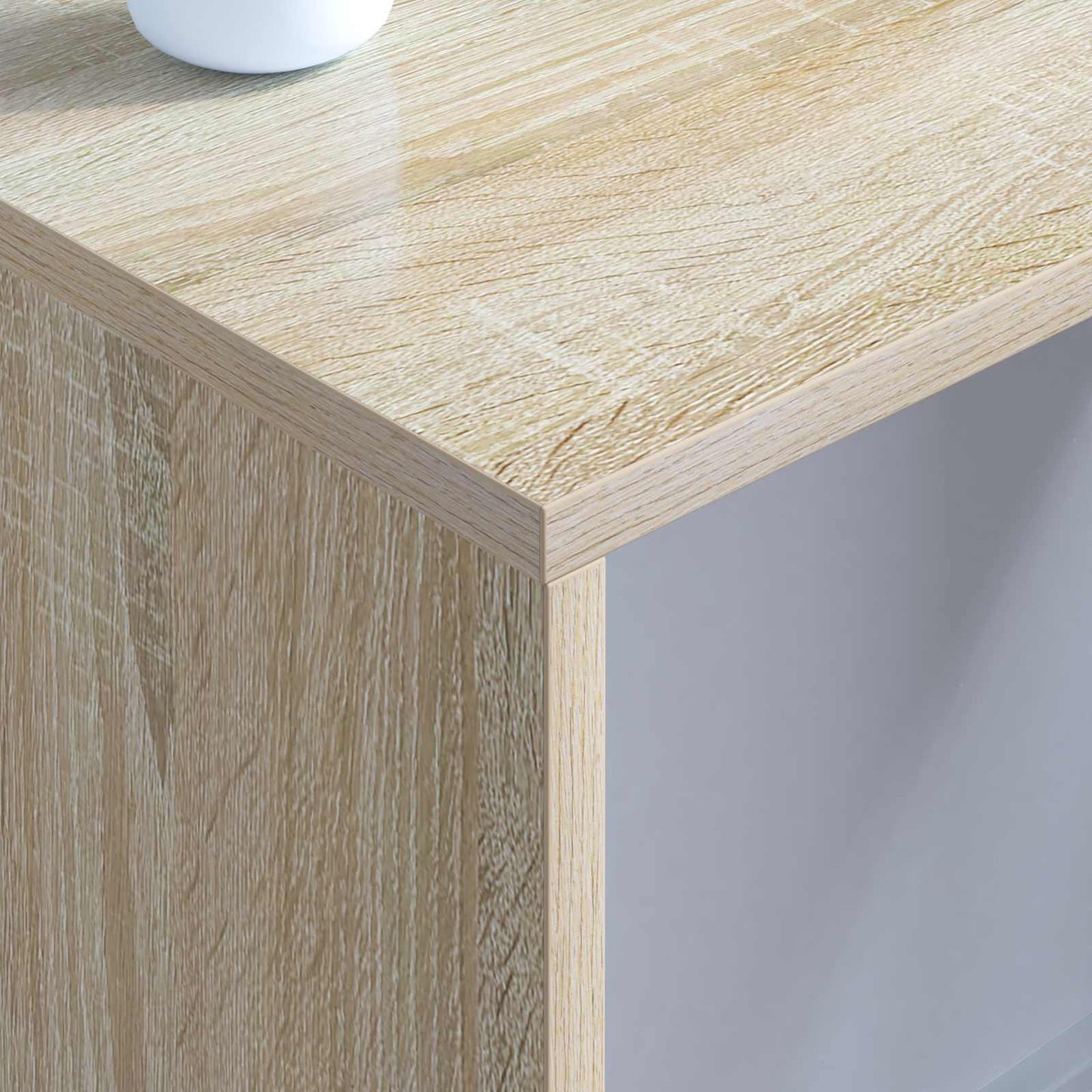 Væghængt skrivebord Sonoma eg 80 x 45 x 30 cm Konstrueret træ