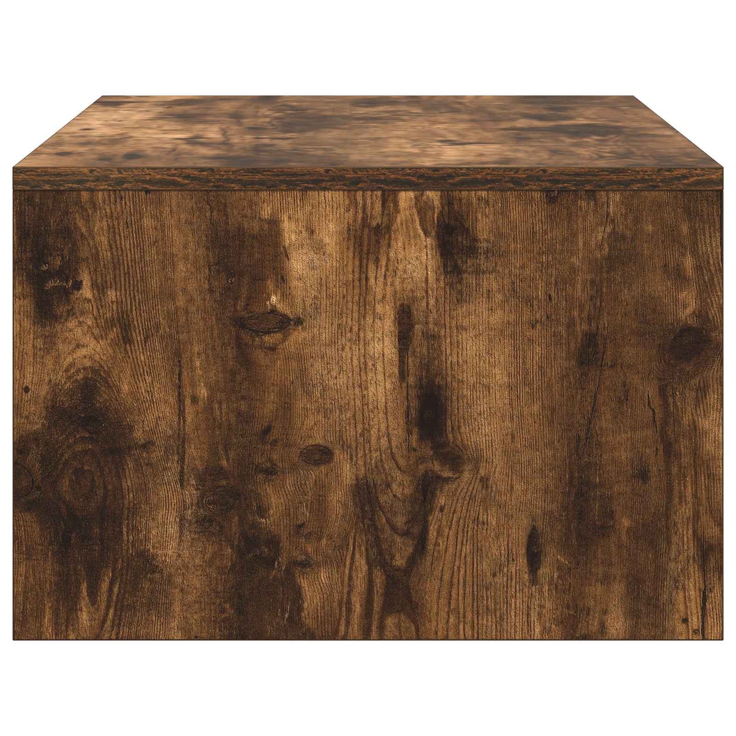 Væghængt skrivebord Røget eg 80 x 45 x 30 cm Konstrueret træ