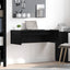 Væghængt skrivebord Sort eg 100 x 45 x 30 cm Konstrueret træ