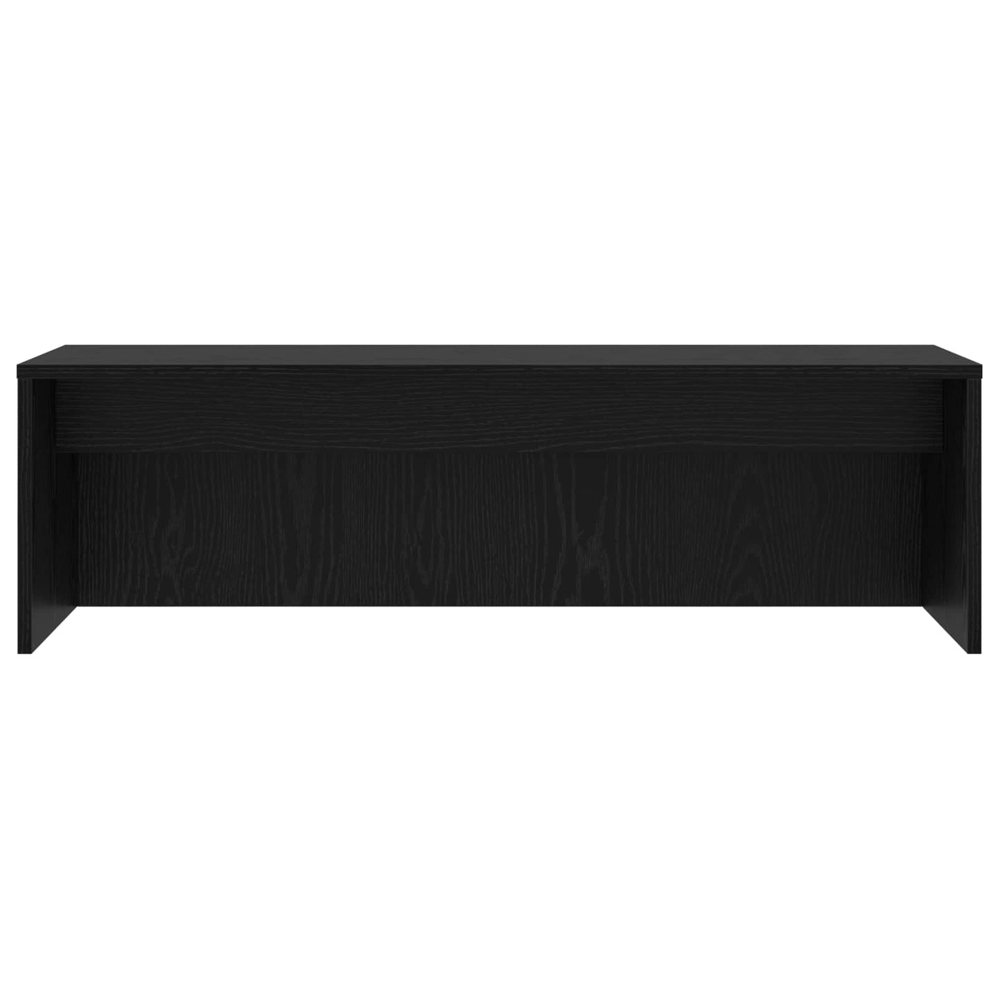 Væghængt skrivebord Sort eg 100 x 45 x 30 cm Konstrueret træ
