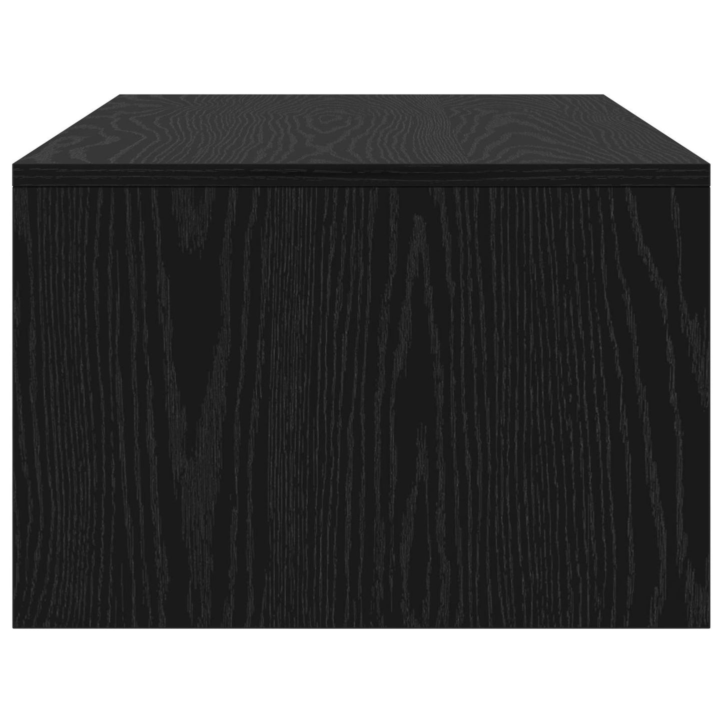 Væghængt skrivebord Sort eg 100 x 45 x 30 cm Konstrueret træ