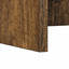 Væghængt skrivebord Røget eg 100 x 45 x 30 cm Konstrueret træ
