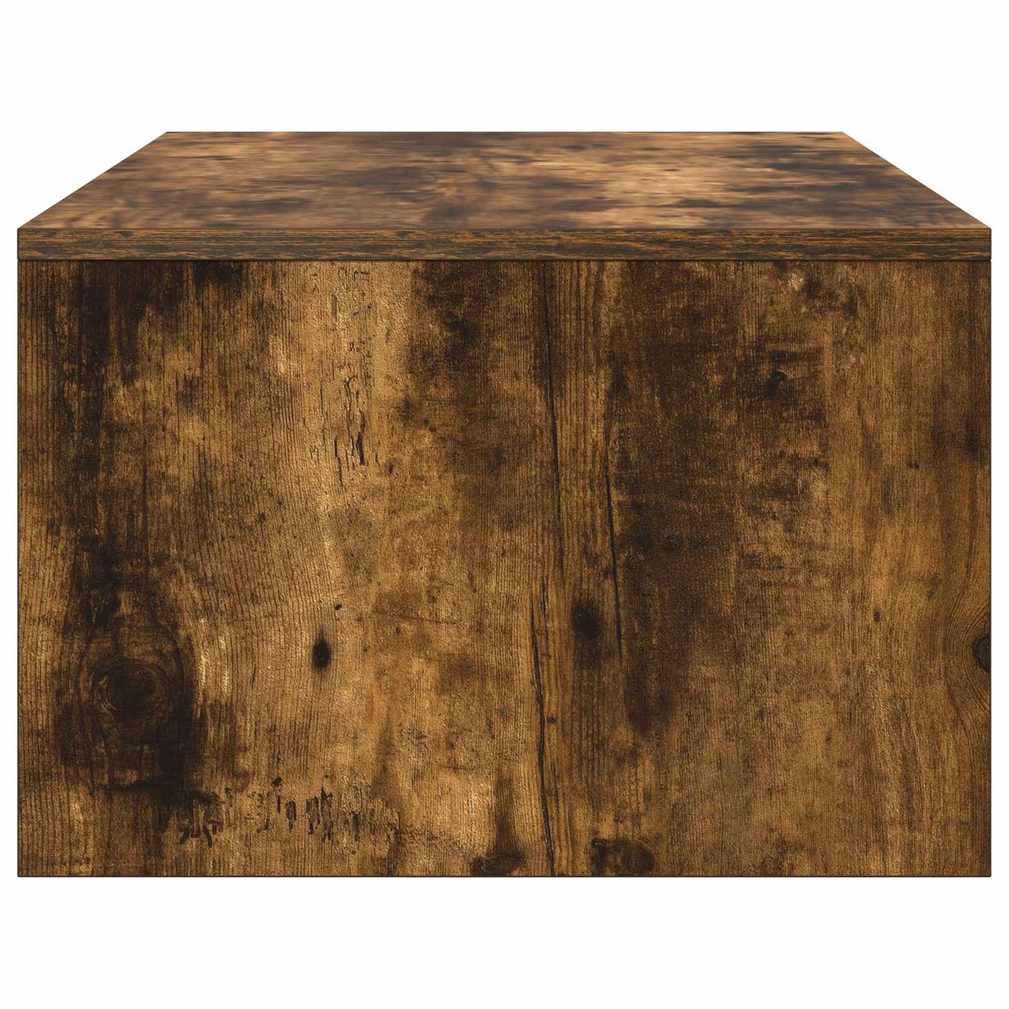 Væghængt skrivebord Røget eg 100 x 45 x 30 cm Konstrueret træ