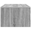 Væghængt skrivebord Grå Sonoma 100 x 45 x 30 cm Konstrueret træ