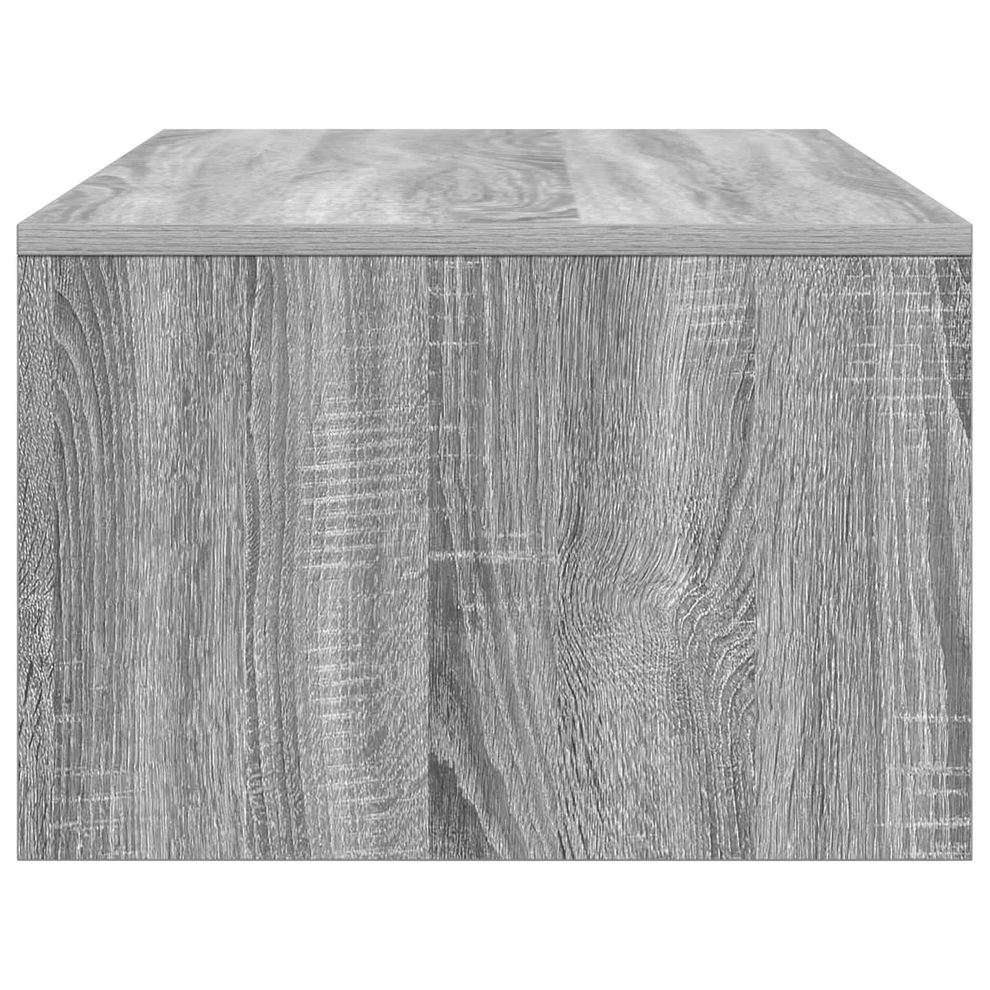Væghængt skrivebord Grå Sonoma 100 x 45 x 30 cm Konstrueret træ