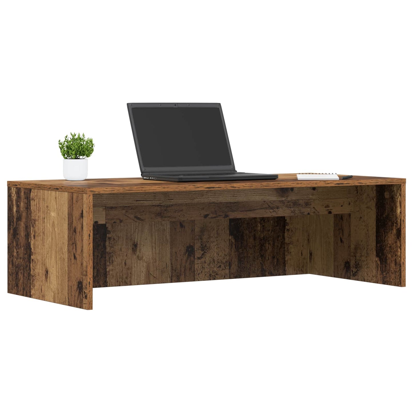 Væghængt skrivebord Vægmonteret Gammelt træ 100 x 45 x 30 cm