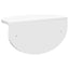 Væghylde Vægmonteret 2 pcs Hvid 38 x 19 x 19 cm Konstrueret træ