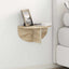 Væghylde 2 pcs Sonoma eg 38 x 19 x 19 cm Konstrueret træ