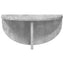 Væghylde Vægmonteret Beton Grå 38 x 19 x 19 cm Konstrueret træ