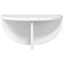 Væghylde 2 pcs Høj gloss hvid 38 x 19 x 19 cm Konstrueret træ
