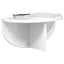 Væghylde 2 pcs Høj gloss hvid 38 x 19 x 19 cm Konstrueret træ