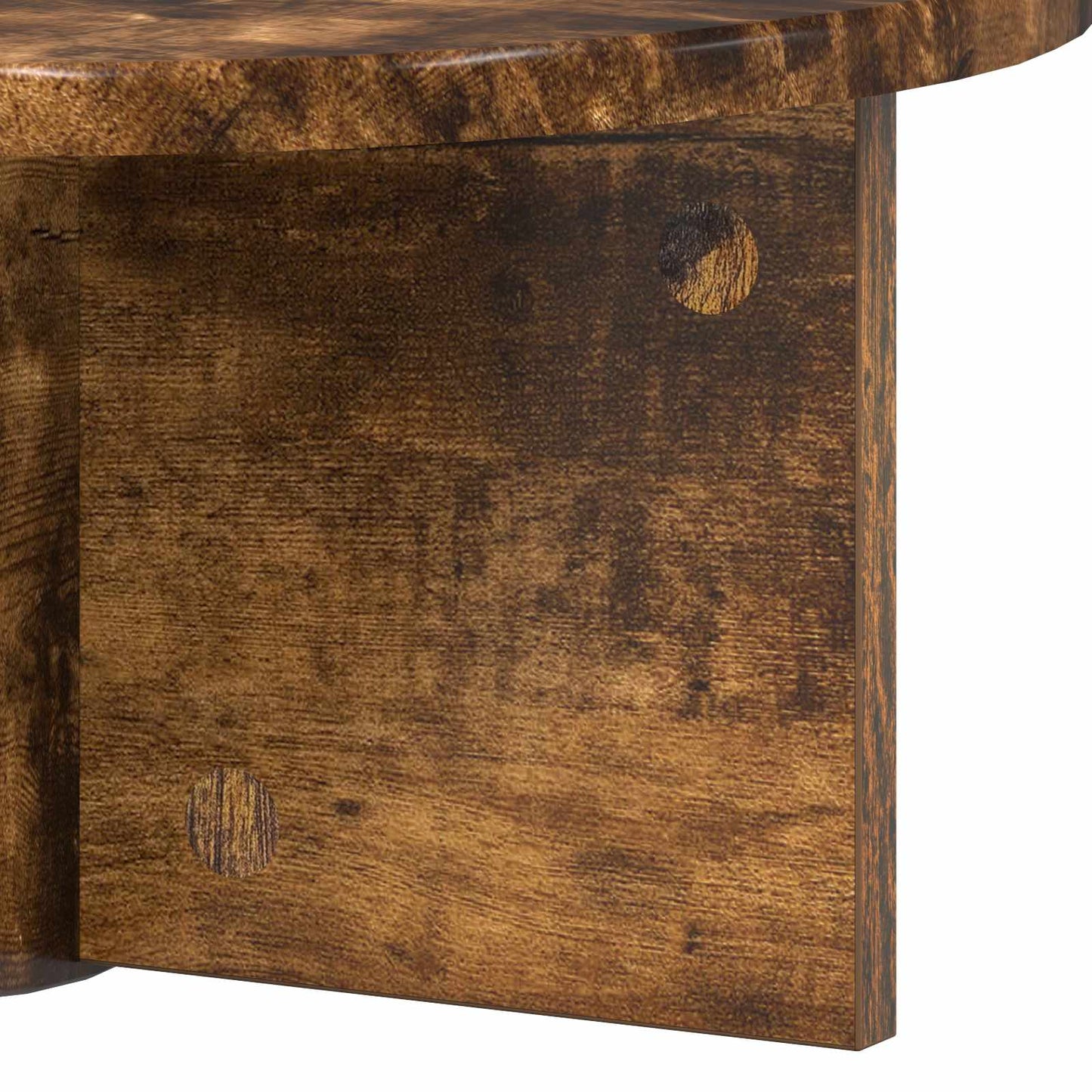 Væghylde Vægmonteret Røget eg 38 x 19 x 19 cm Konstrueret træ