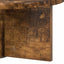 Væghylde 2 pcs Røget eg 38 x 19 x 19 cm Konstrueret træ