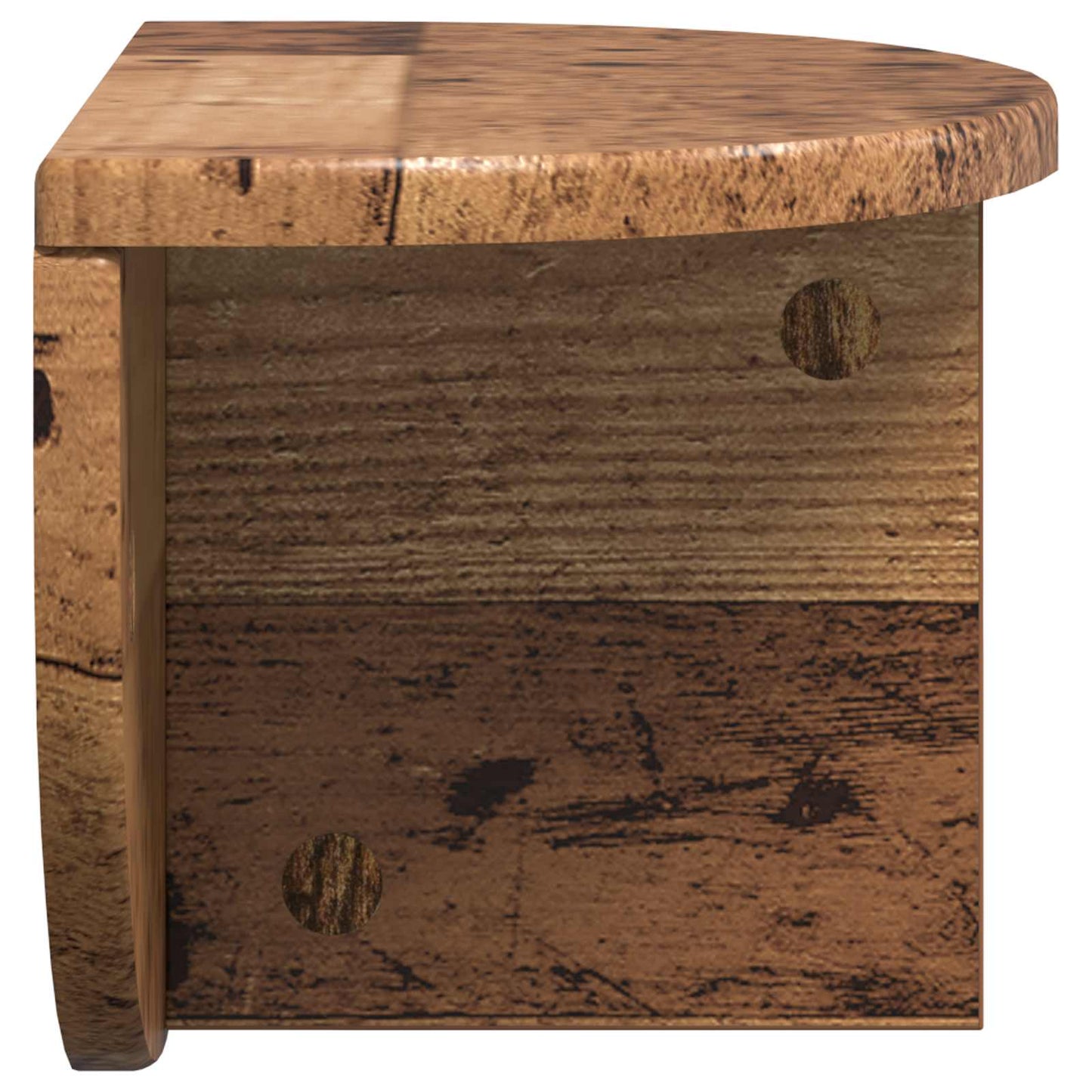 Væghylde Gammelt træ 38 x 19 x 19 cm Konstrueret træ