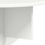 Væghylde Vægmonteret 2 pcs Hvid 48 x 24 x 24 cm Konstrueret træ