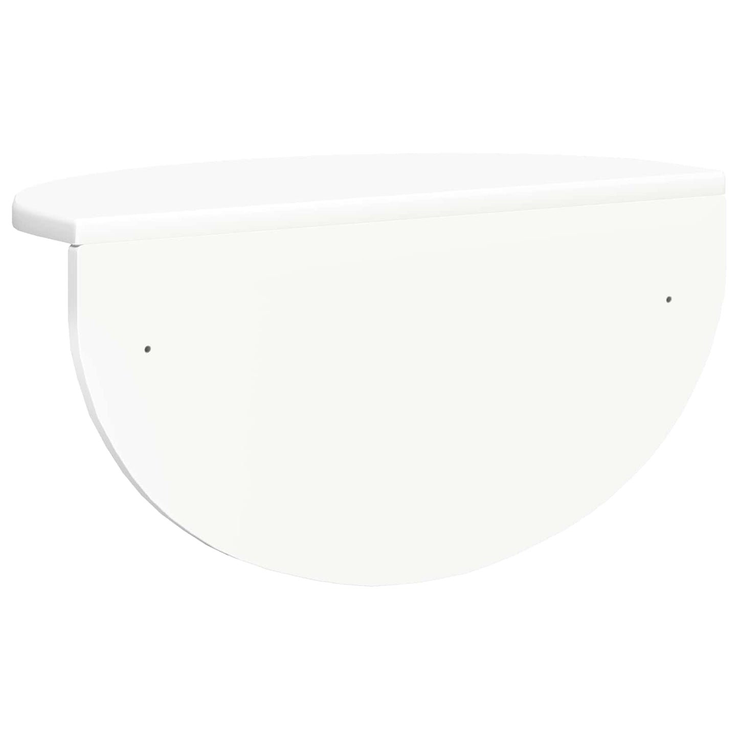 Væghylde Vægmonteret 2 pcs Hvid 48 x 24 x 24 cm Konstrueret træ