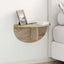 Væghylde 2 pcs Sonoma eg 48 x 24 x 24 cm Konstrueret træ