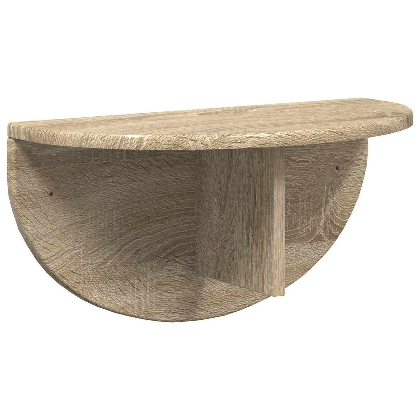 Væghylde 2 pcs Sonoma eg 48 x 24 x 24 cm Konstrueret træ