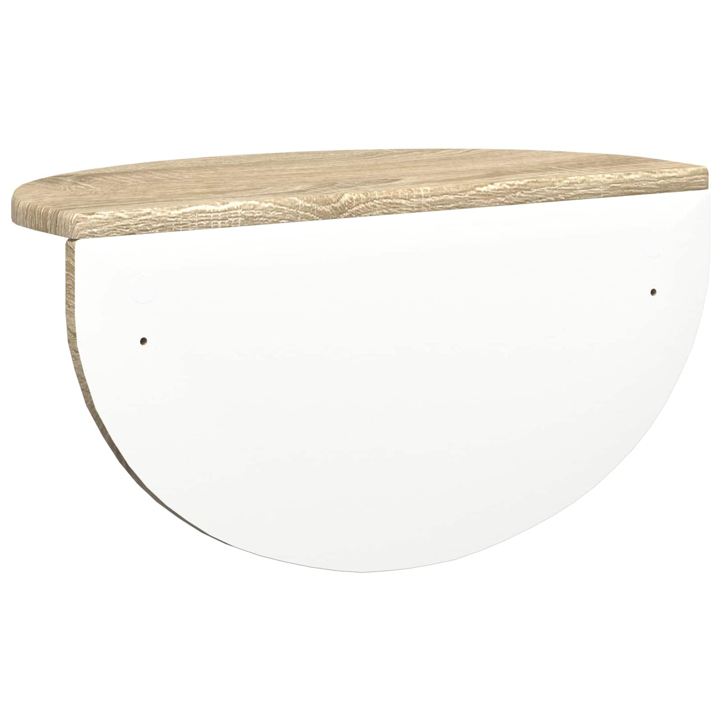 Væghylde 2 pcs Sonoma eg 48 x 24 x 24 cm Konstrueret træ