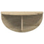 Væghylde 2 pcs Sonoma eg 48 x 24 x 24 cm Konstrueret træ