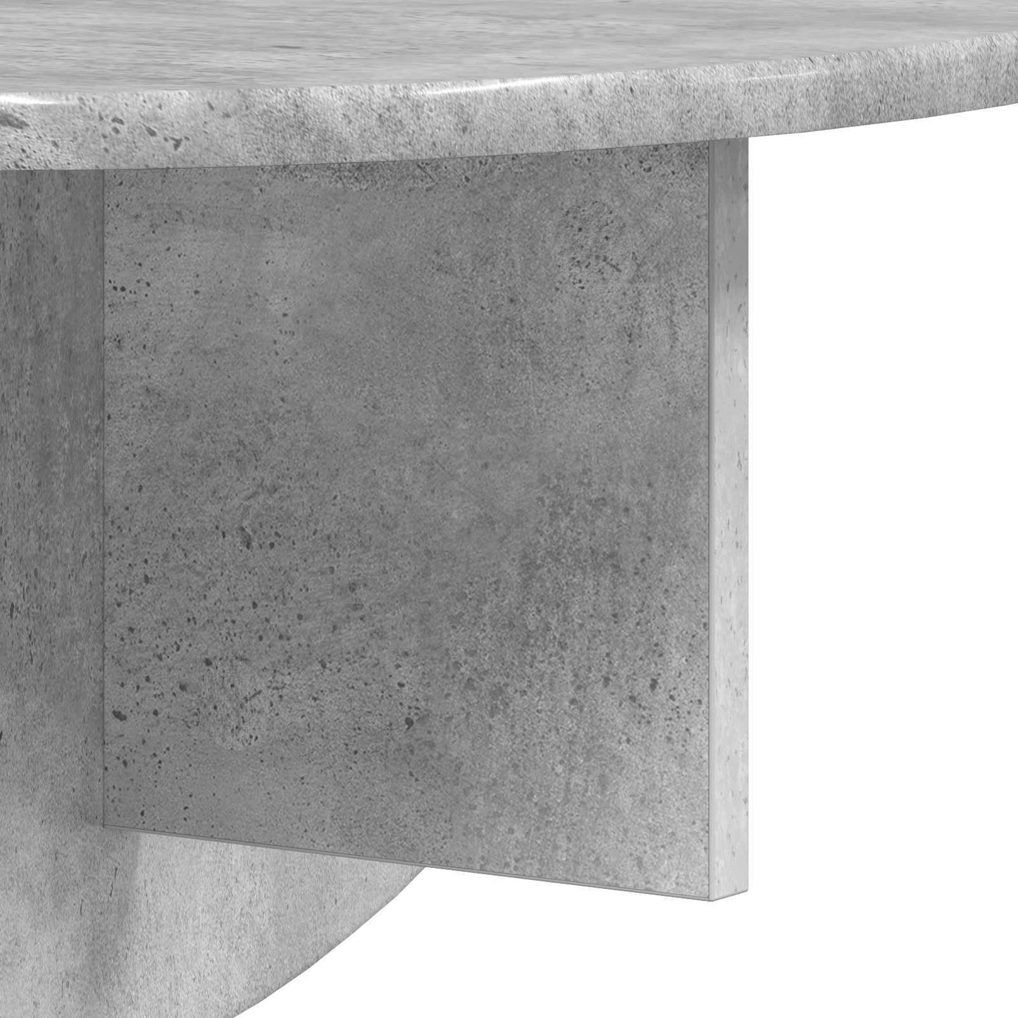 Væghylde Vægmonteret Beton Grå 48 x 24 x 24 cm Konstrueret træ