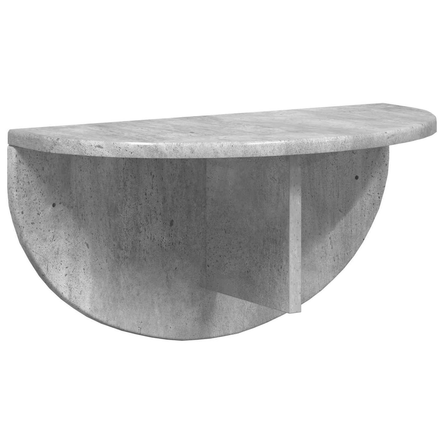 Væghylde Vægmonteret Beton Grå 48 x 24 x 24 cm Konstrueret træ