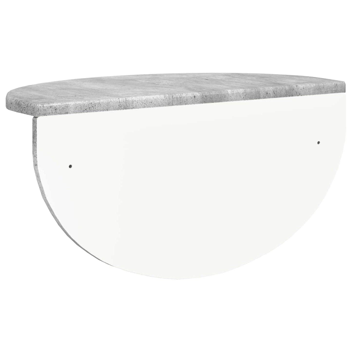 Væghylde Vægmonteret Beton Grå 48 x 24 x 24 cm Konstrueret træ