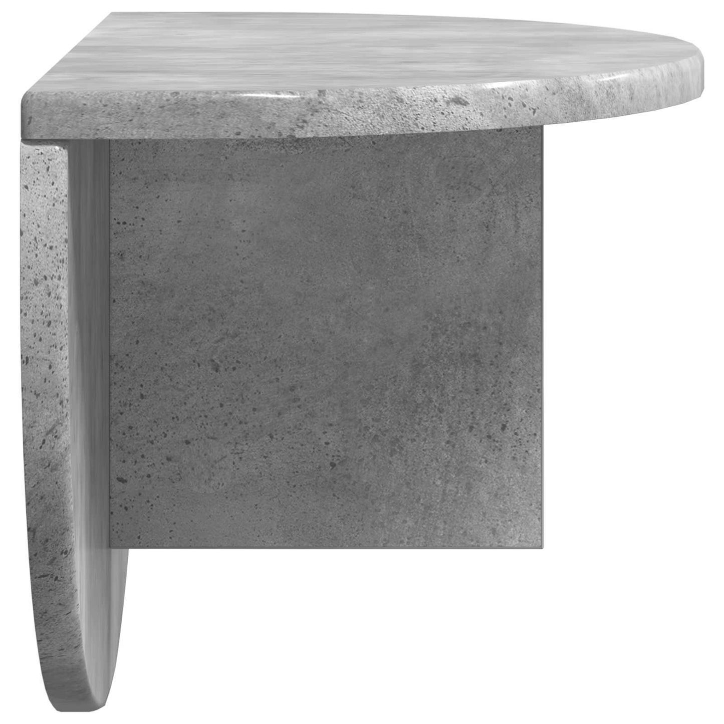 Væghylde Vægmonteret Beton Grå 48 x 24 x 24 cm Konstrueret træ